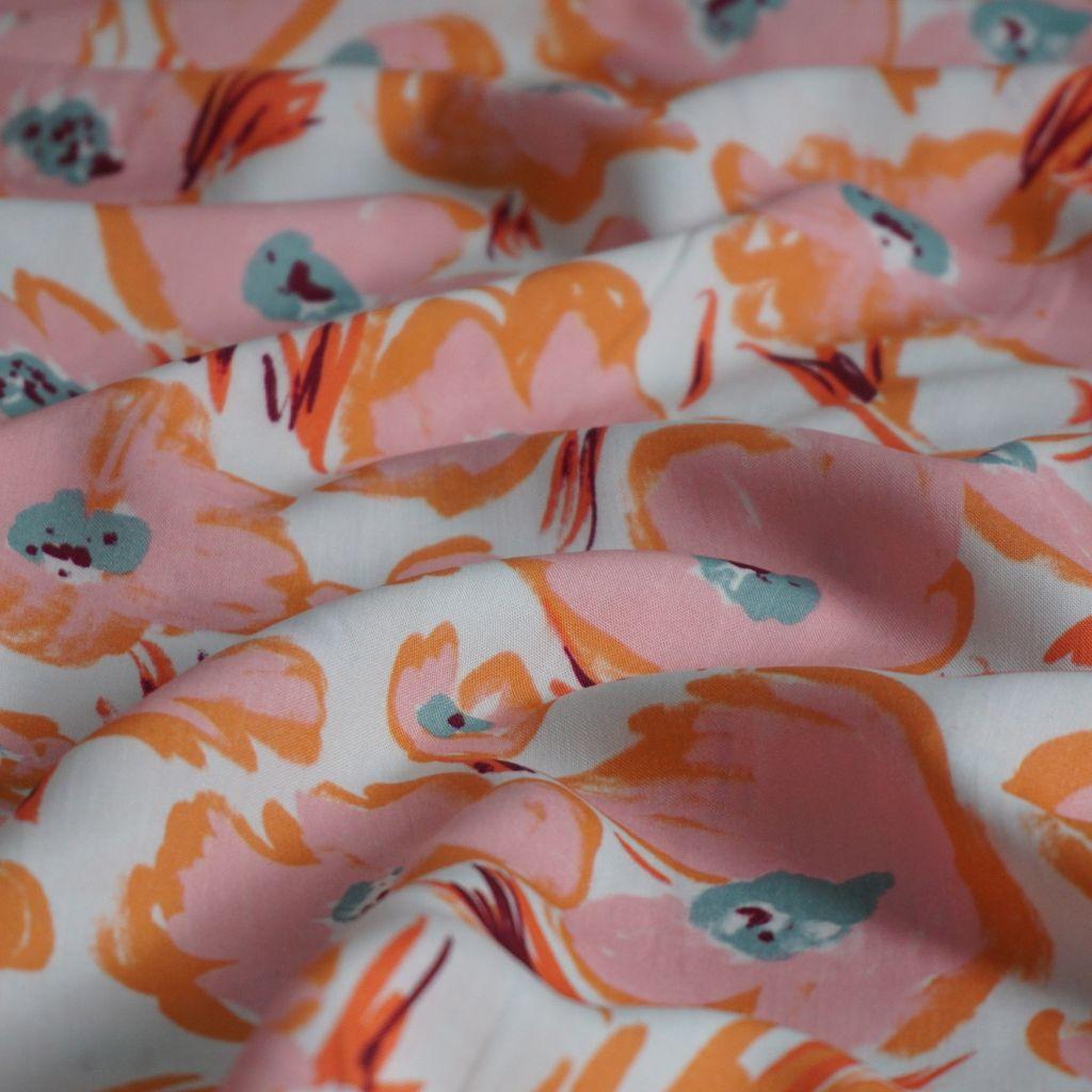 Viskose Druck Paint Flowers - TENCEL™